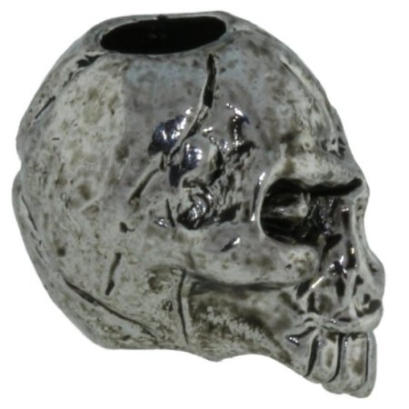 (image for) Emerson Skull Bead in Antique Rhodium Finish by Schmuckatelli Co.