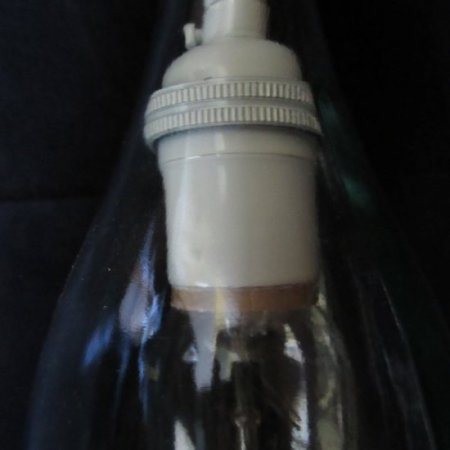 (image for) Edison Bulb Wine Bottle Pendant Lamp - White