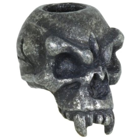 (image for) Fang Skull Bead in Black Oxide Finish by Schmuckatelli Co.