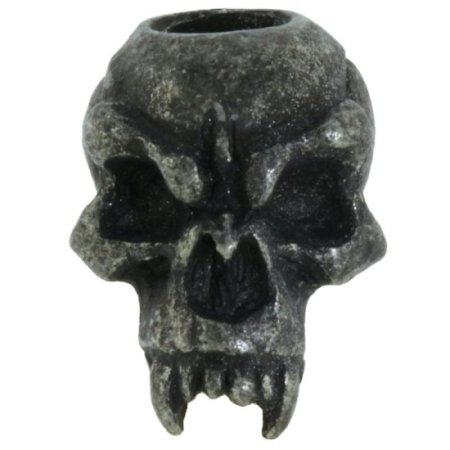 (image for) Fang Skull Bead in Black Oxide Finish by Schmuckatelli Co.