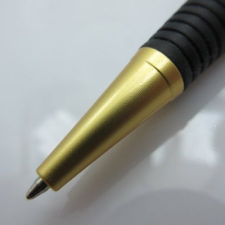 (image for) Funline Comfort Grip Pen in (Black Walnut) Satin Gold