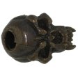 (image for) Fang Skull Bead in Solid Oil Rubbed Bronze by Schmuckatelli Co.