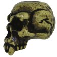 (image for) Fang Skull Bead in Roman Brass Oxide Finish by Schmuckatelli Co.