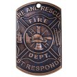 (image for) Fire Department - First Responders Copper Dog Tag Necklace