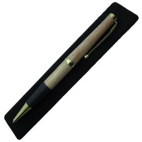 Funline Comfort Grip Pen in (Cherry) 24kt Gold