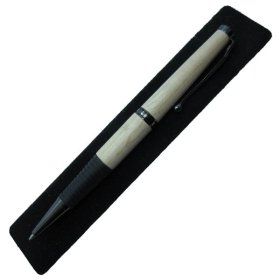 Funline Comfort Grip Pen in (Curley Maple) Gun Metal