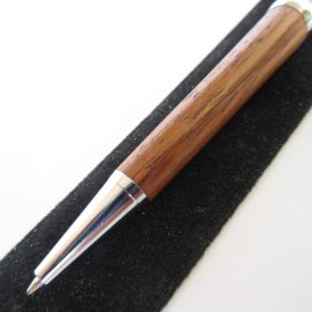 Funline Twist Pen in (East Indian Rosewood) Chrome