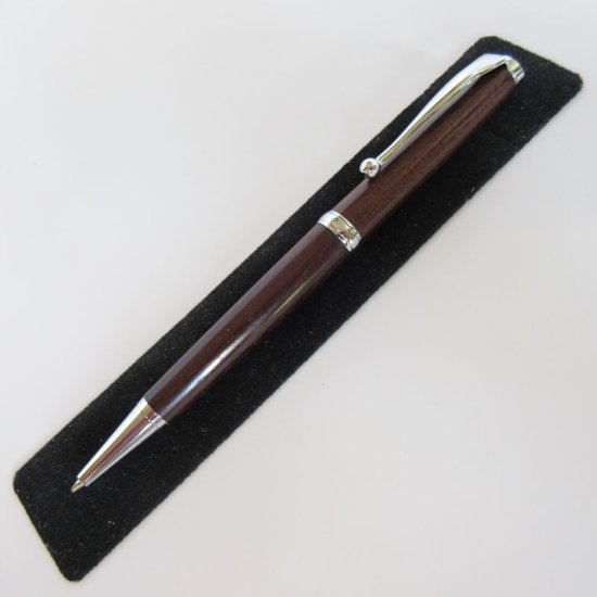 (image for) Funline Twist Pen in (Yucatan Rosewood) Chrome