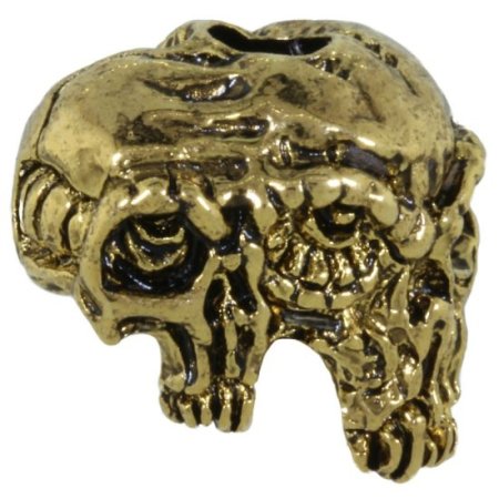 (image for) Gemini Twins Bead in 18K Antique Gold Finish by Schmuckatelli Co.