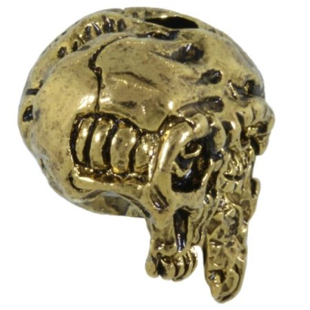 (image for) Gemini Twins Bead in 18K Antique Gold Finish by Schmuckatelli Co.