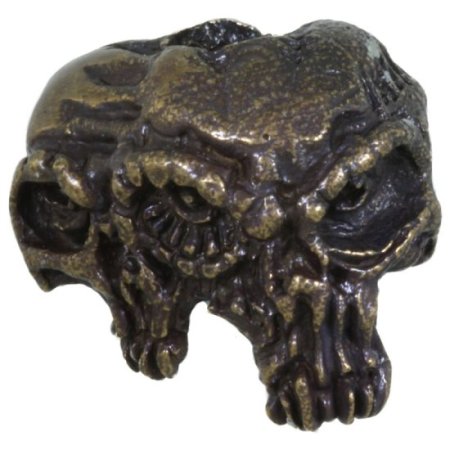 (image for) Gemini Twins Bead in Solid Oil Rubbed Bronze by Schmuckatelli Co.