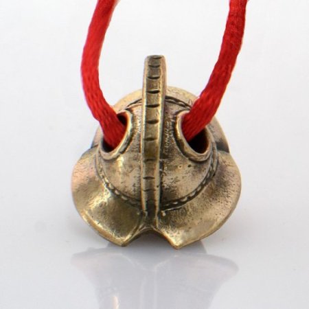 (image for) Gladiator Helmet Bead in Brass by Russki Designs