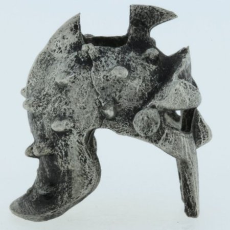 (image for) Gladiator Helmet Bead in Pewter by Marco Magallona