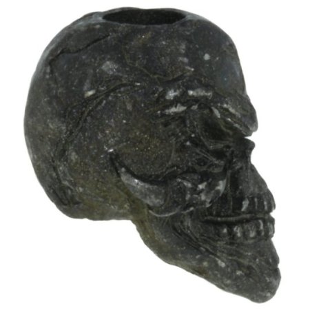 (image for) Grins Skull Bead in Black Oxide Finish by Schmuckatelli Co.