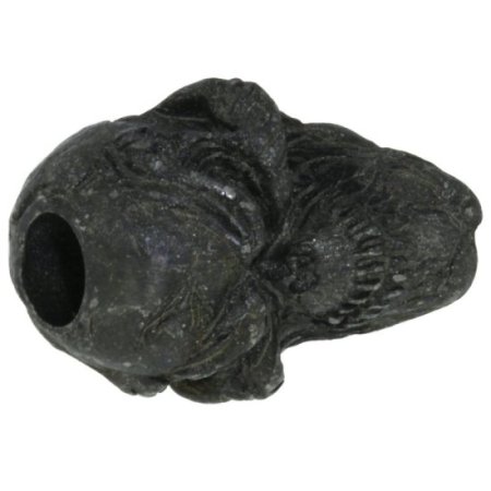 (image for) Grins Skull Bead in Black Oxide Finish by Schmuckatelli Co.