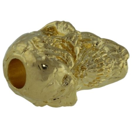 (image for) Grins Skull Bead in 18K Gold Plated Finish by Schmuckatelli Co.