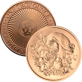 Garden Gnome 1 oz .999 Pure Copper Round