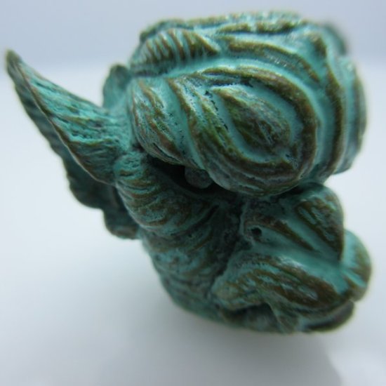 (image for) Gargoyle in Brass with Green Patina by Santi-Se