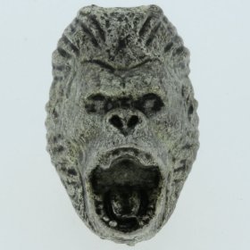 Gorilla Bead in Pewter by Marco Magallona