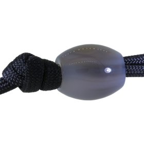 Gray Agate Gemstone Beads (Set of 2 Beads)