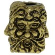 (image for) Green Man Bead in 18K Antique Gold Finish by Schmuckatelli Co.