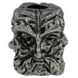 (image for) Green Man Bead in Antique Rhodium Finish by Schmuckatelli Co.