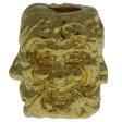 (image for) Green Man Bead in 18K Gold Plated Finish by Schmuckatelli Co.