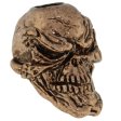 (image for) Grins Skull Bead in Antique Copper Finish by Schmuckatelli Co.