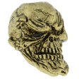 (image for) Grins Skull Bead in 18K Antique Gold Finish by Schmuckatelli Co.