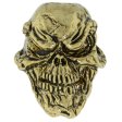 (image for) Grins Skull Bead in 18K Antique Gold Finish by Schmuckatelli Co.