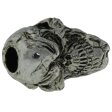 (image for) Grins Skull Bead in Antique Rhodium Finish by Schmuckatelli Co.