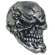 (image for) Grins Skull Bead in Pewter by Schmuckatelli Co.