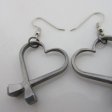 (image for) Horseshoe Nail Heart Earrings By Mr Willie Hess