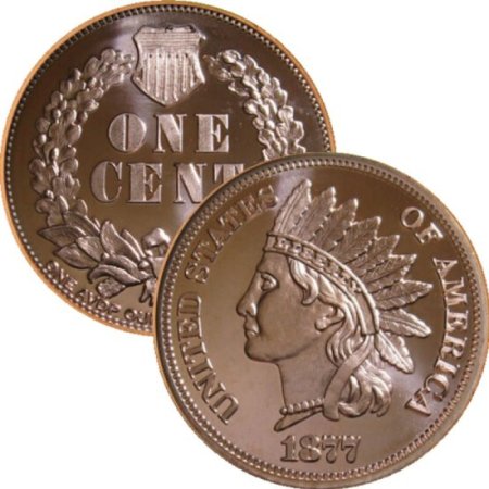 (image for) Indian Head Penny (1877 Design) 1 oz .999 Pure Copper Round