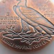 (image for) Incuse Indian 1 oz .999 Pure Copper Round (Black Patina) (Golden State Mint)