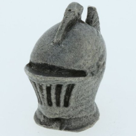 (image for) Joust Helmet Bead in Pewter by Marco Magallona