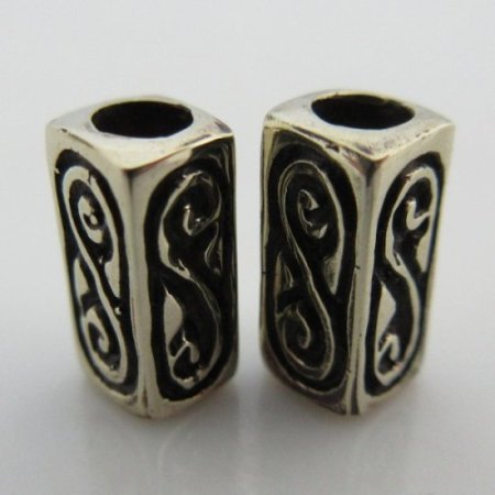 (image for) Cord Ends (Pair) in German Silver By Sirin