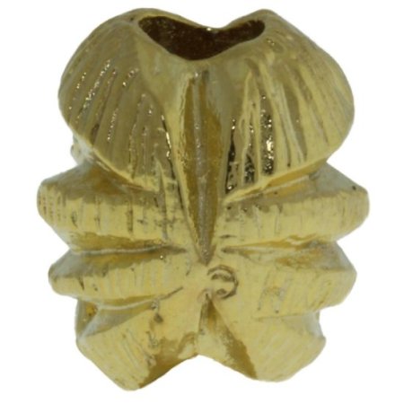 (image for) Kiko Tiki Bead in 18K Gold Plated Finish by Schmuckatelli Co.