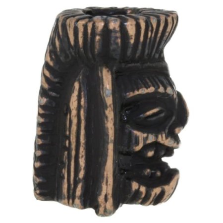 (image for) Ku Tiki Bead in Roman Copper Oxide Finish by Schmuckatelli Co.