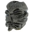 (image for) Kiko Tiki Bead in Hematite Finish by Schmuckatelli Co.