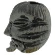 (image for) Kiko Tiki Bead in Hematite Finish by Schmuckatelli Co.