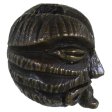 (image for) Kiko Tiki Bead in Solid Oil Rubbed Bronze by Schmuckatelli Co.