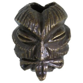 Kiko Tiki Bead in Solid Oil Rubbed Bronze by Schmuckatelli Co.