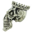 (image for) King Skull In Nickel Silver By Evgeniy Golosov