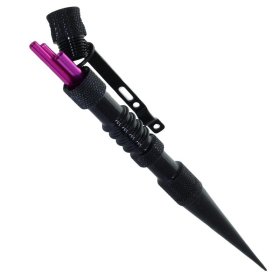 Knotters Tool II (Black) w/ 3 Different Size Pink Lacing Needles