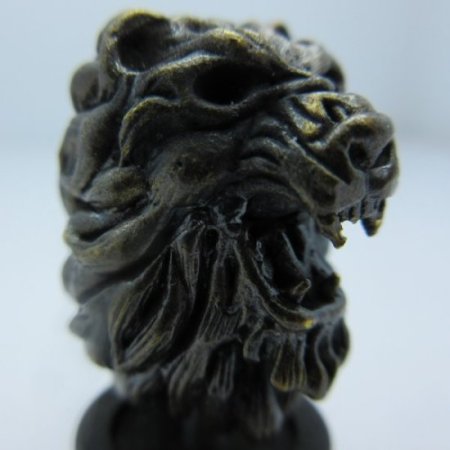 (image for) Roaring Lion in Brass With Black Patina by Covenant Everyday Gear