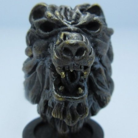 (image for) Roaring Lion in Brass With Black Patina by Covenant Everyday Gear