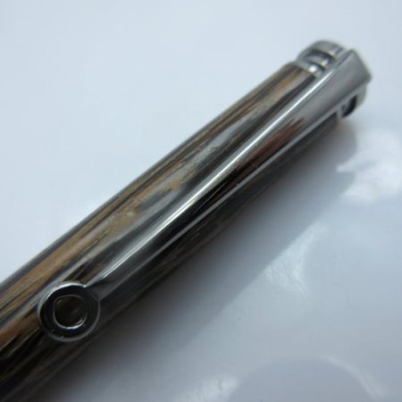 (image for) Longwood 30 Caliber Twist Pen in (Black Palm) Gunmetal/Rose Gold