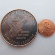 (image for) Land Of The Free (Enduring Freedom Series) 1 oz .999 Pure Copper Round (Presston Mint) (Black Patina)