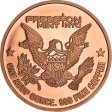 (image for) Land Of The Free (Enduring Freedom Series) 1 oz .999 Pure Copper Round (Presston Mint)